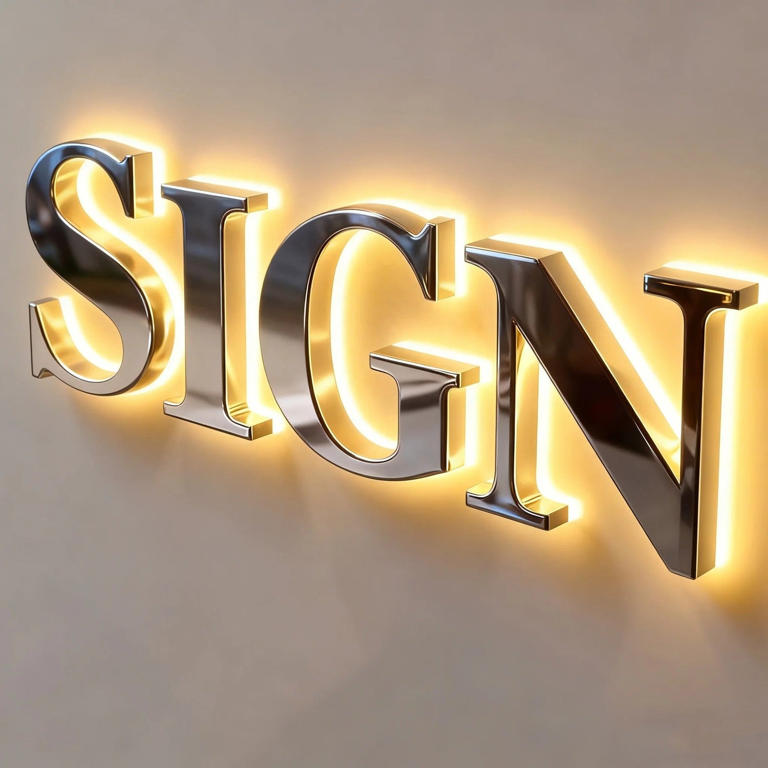 3D LED Neon & Backlit Letter Signs
