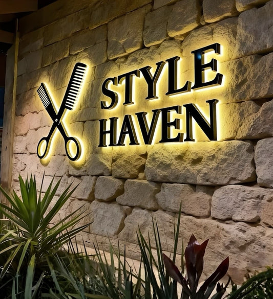 Custom 3D LED Neon & Backlit Letter Signs | Premium Business Logos
