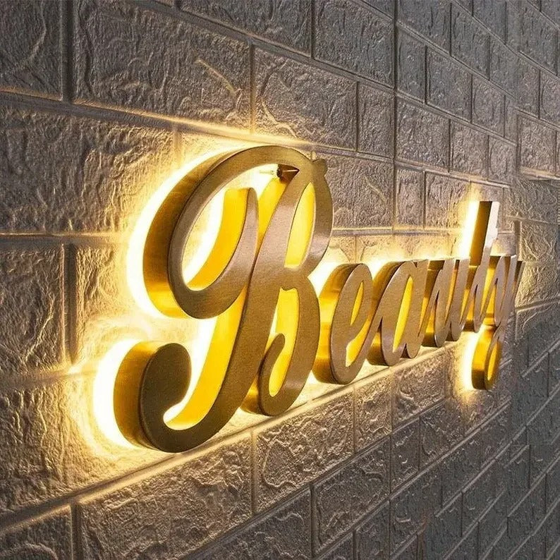 Custom 3D LED Neon & Backlit Letter Signs | Premium Business Logos