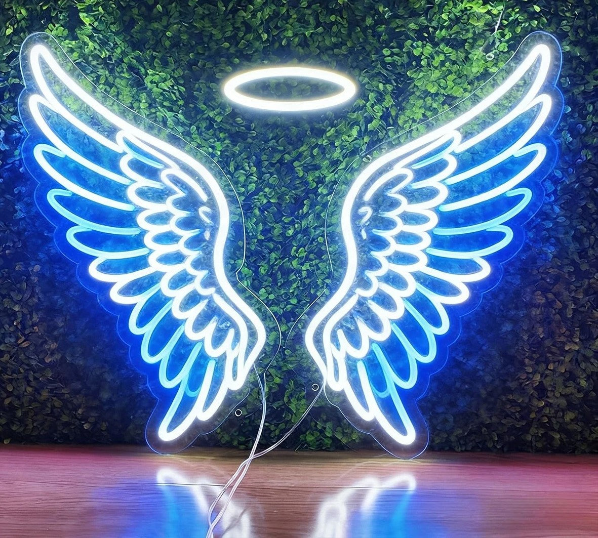 Angel Wing LED wedding Sign