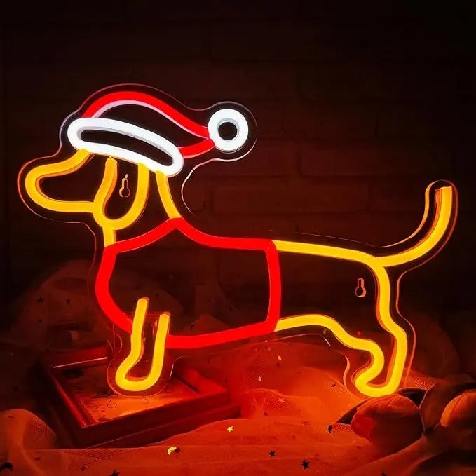 Christmas Dog LED neon sign