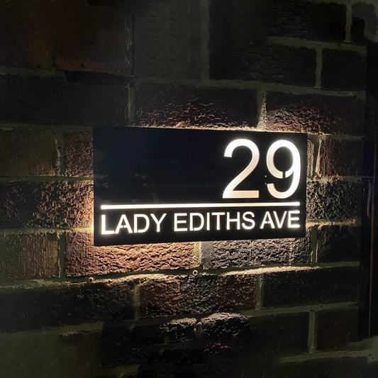 Door Neon Plate