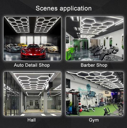Premium Hexagon LED Lights | Modern Wall & Ceiling Lighting