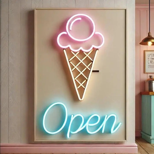 Ice Cream -Gelato LED sign