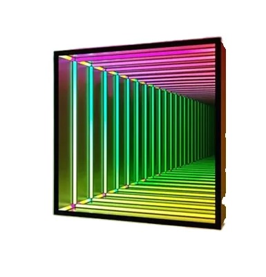 Custom 3D Infinity Mirror Neon Sign | Glowing Illusion Light Box