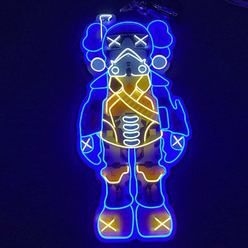 KAWS Companion LED neon
