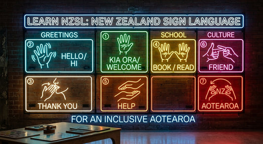 New Zealand Sign Language LED