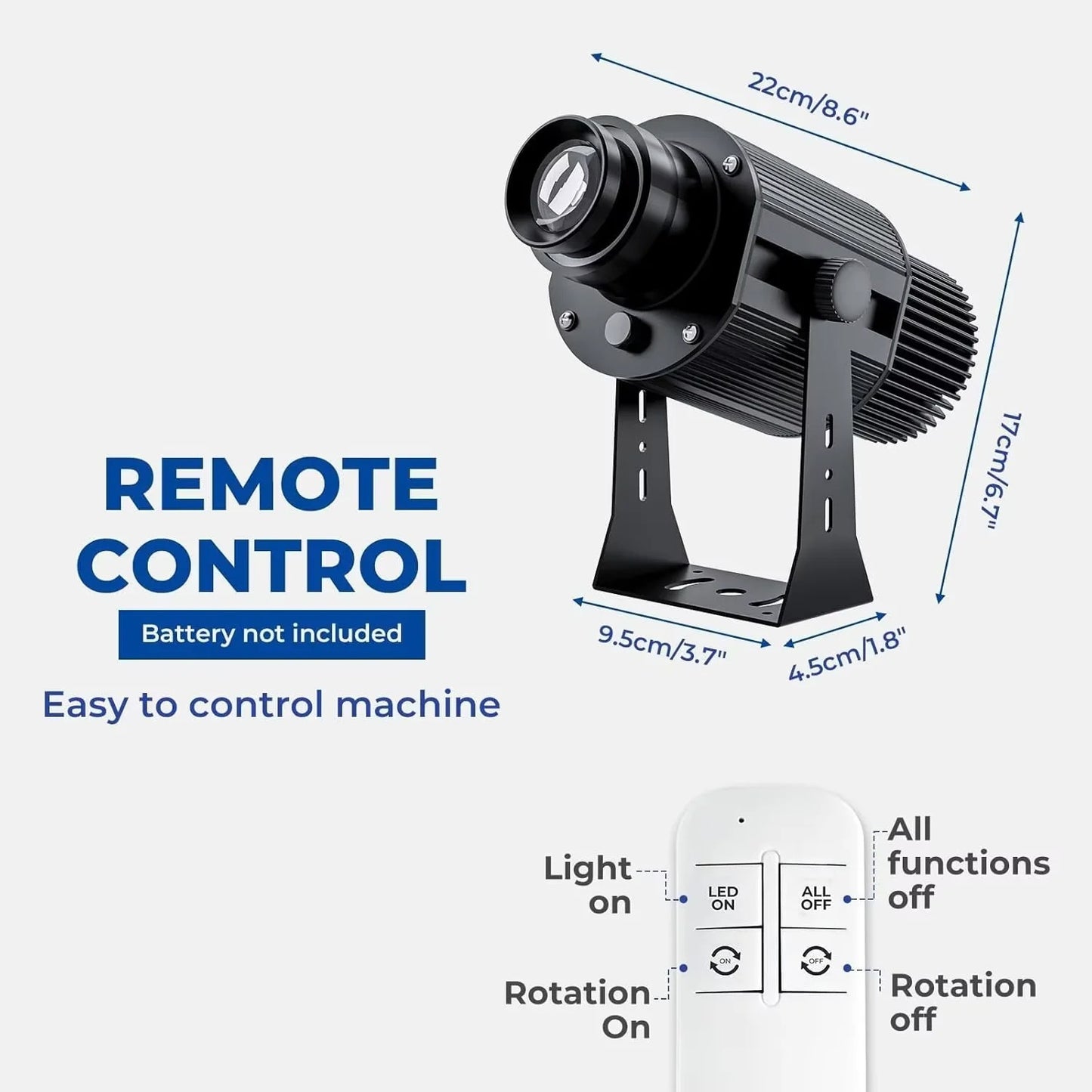 Heavy Duty 110W Waterproof IP67 Gobo Projector | Model RB-K110